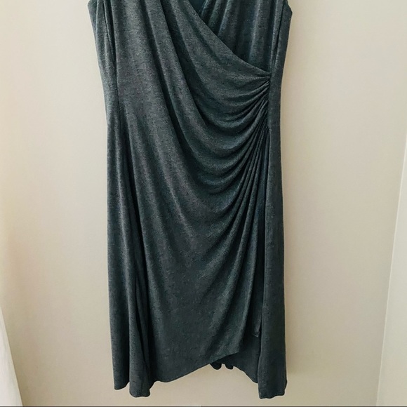 Maeve by Anthro. Heather Ruched Dress Gray XS - Picture 11 of 14